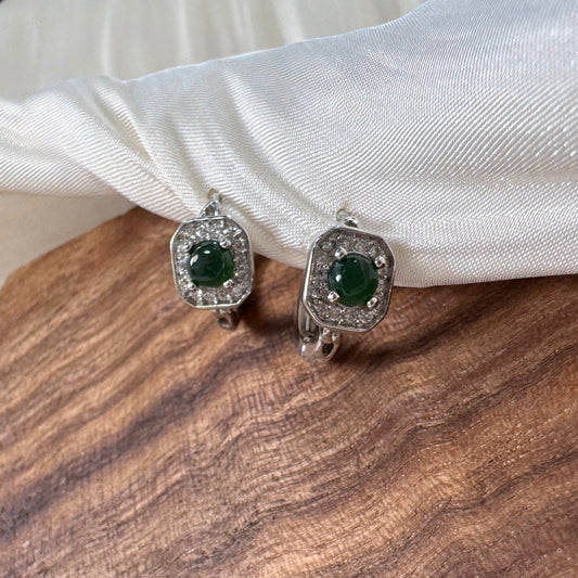 Vela Jadeite Huggies | Green