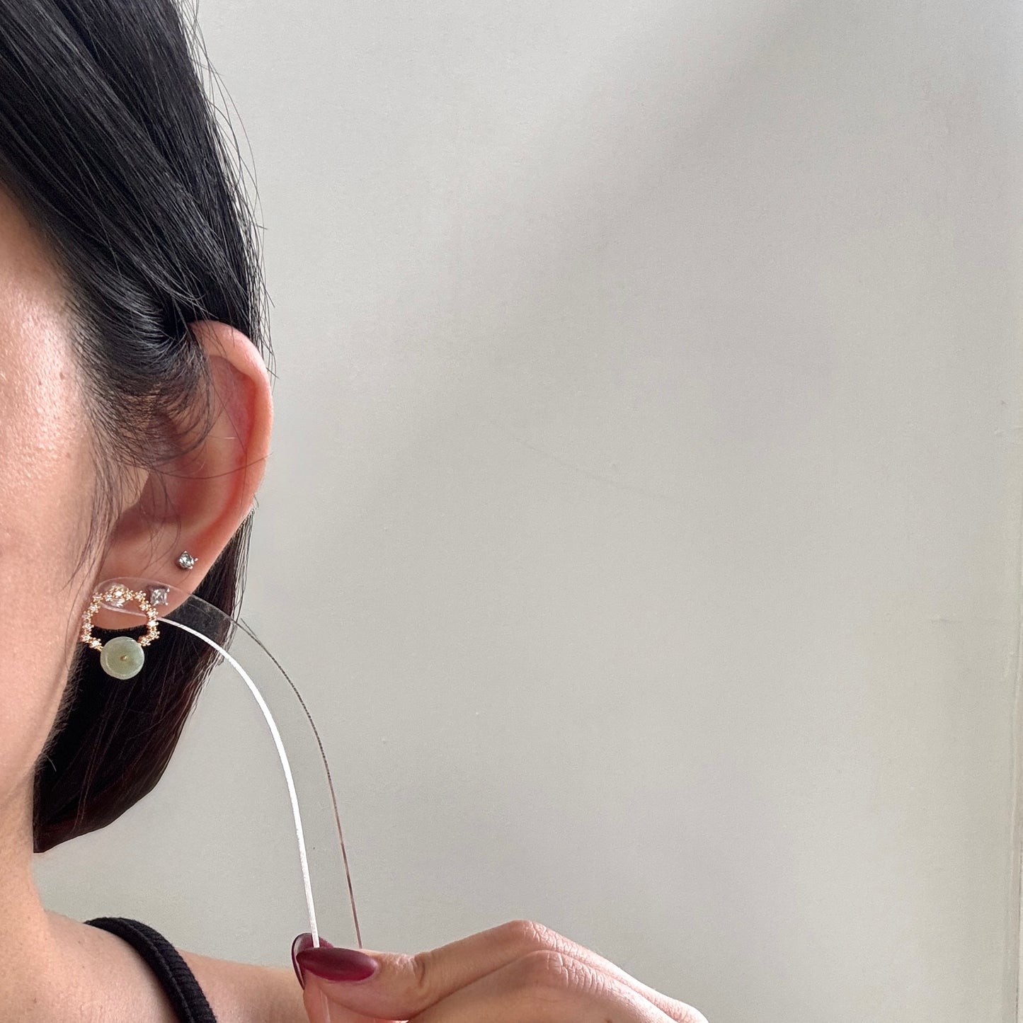 Aleena Jadeite Earstuds