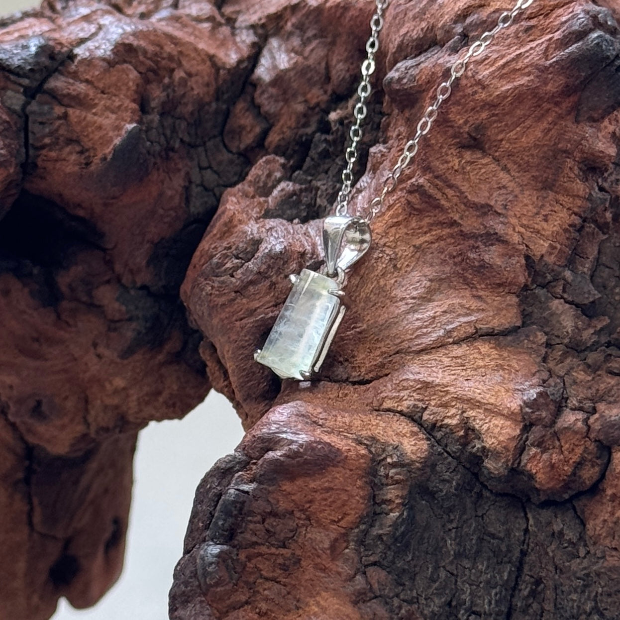 BLANC | Oblong Jadeite Necklace