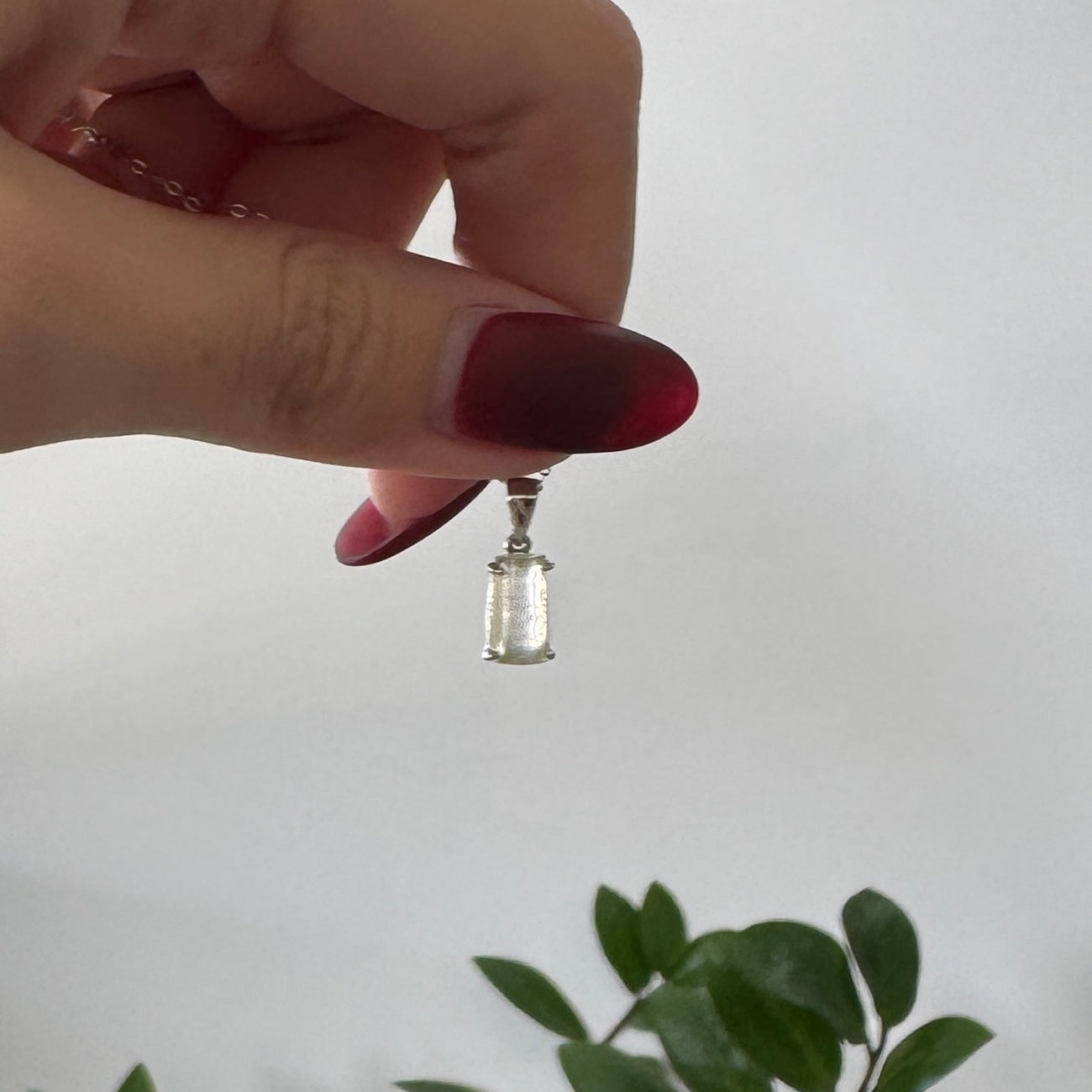 BLANC | Oblong Jadeite Necklace