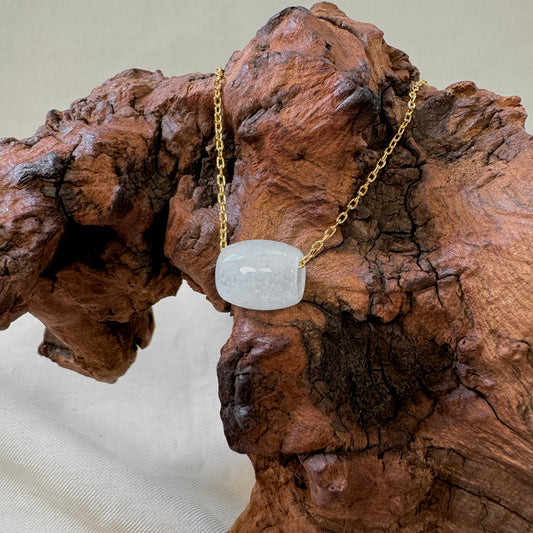 BLANC | Barrel Jadeite Necklace I