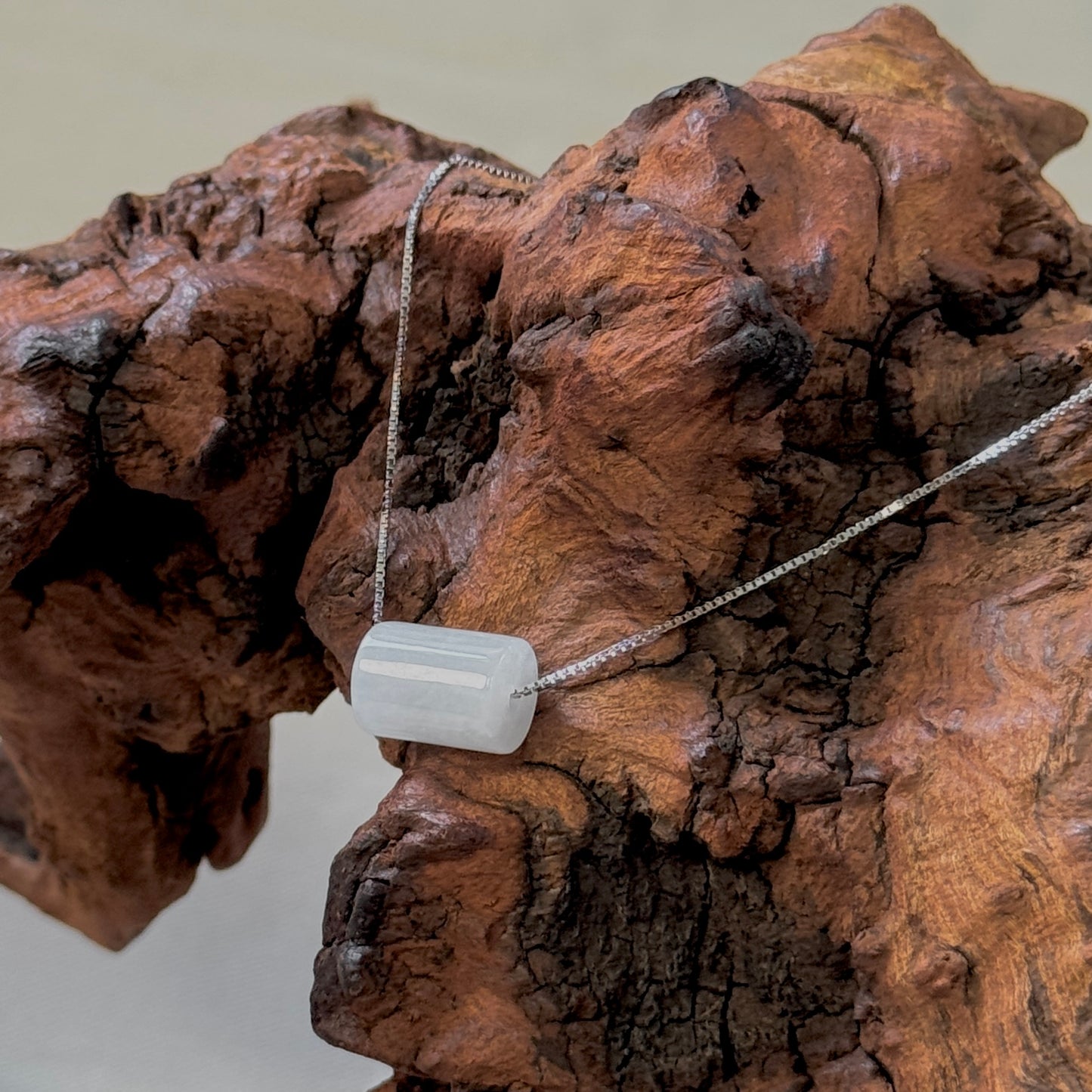 BLANC | Barrel Jadeite Necklace II