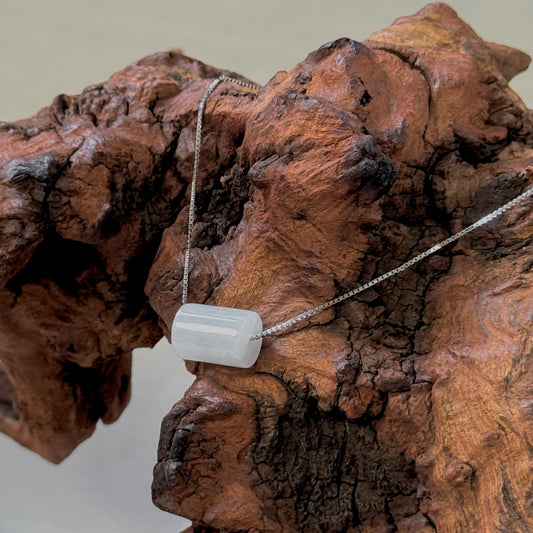 BLANC | Barrel Jadeite Necklace II