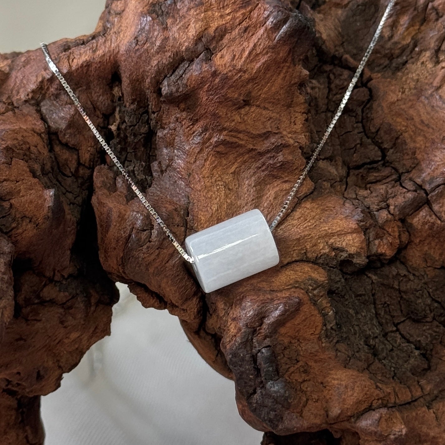 BLANC | Barrel Jadeite Necklace II