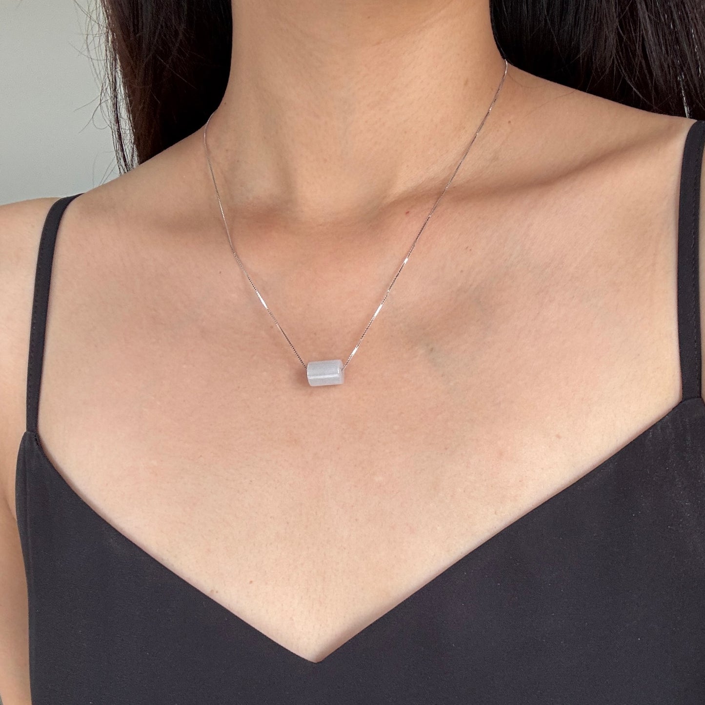 BLANC | Barrel Jadeite Necklace II