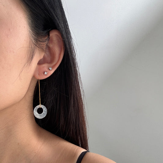 BLANC | 18k Gold Jadeite Earrings