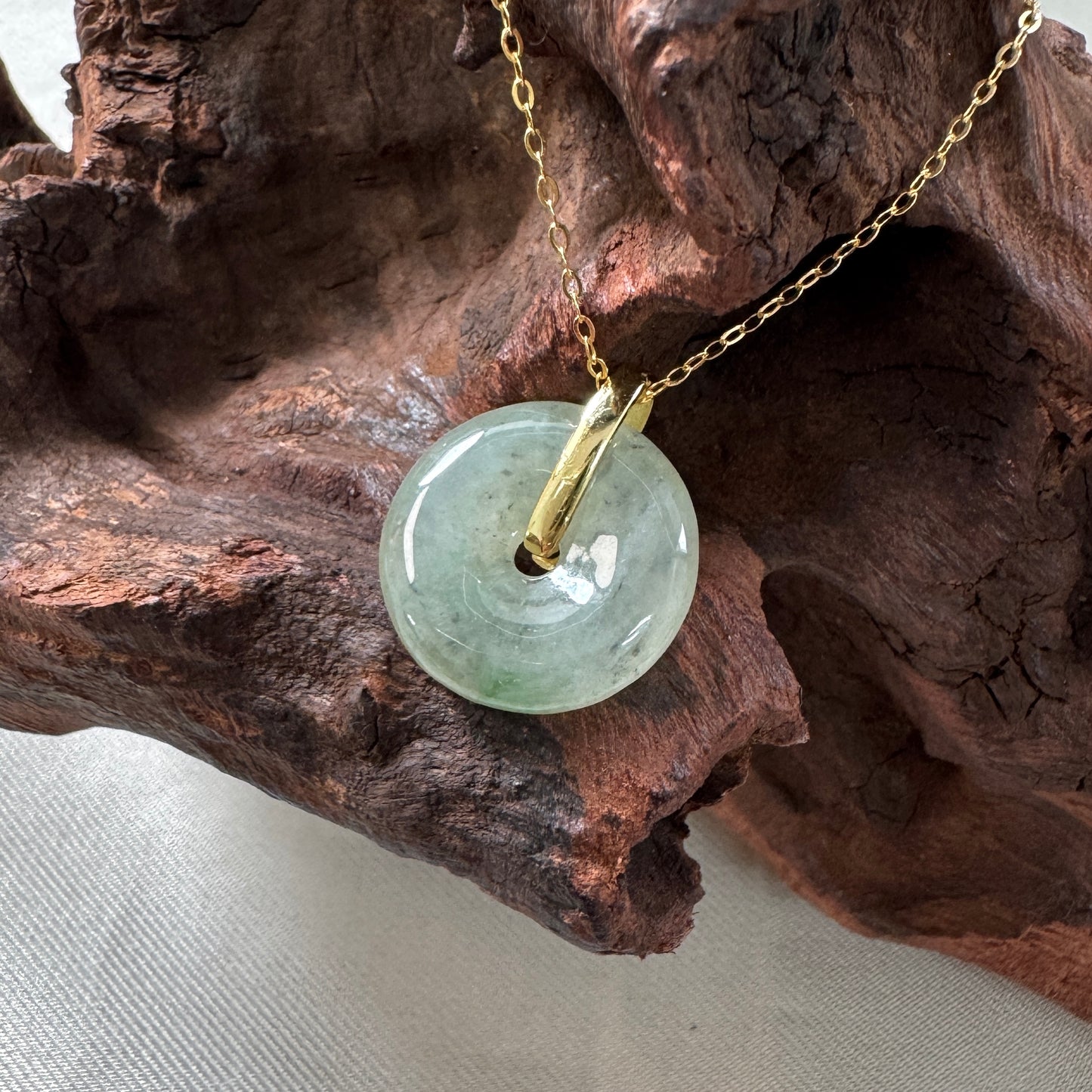 PIAOHUA | Doughnut Jadeite Necklace