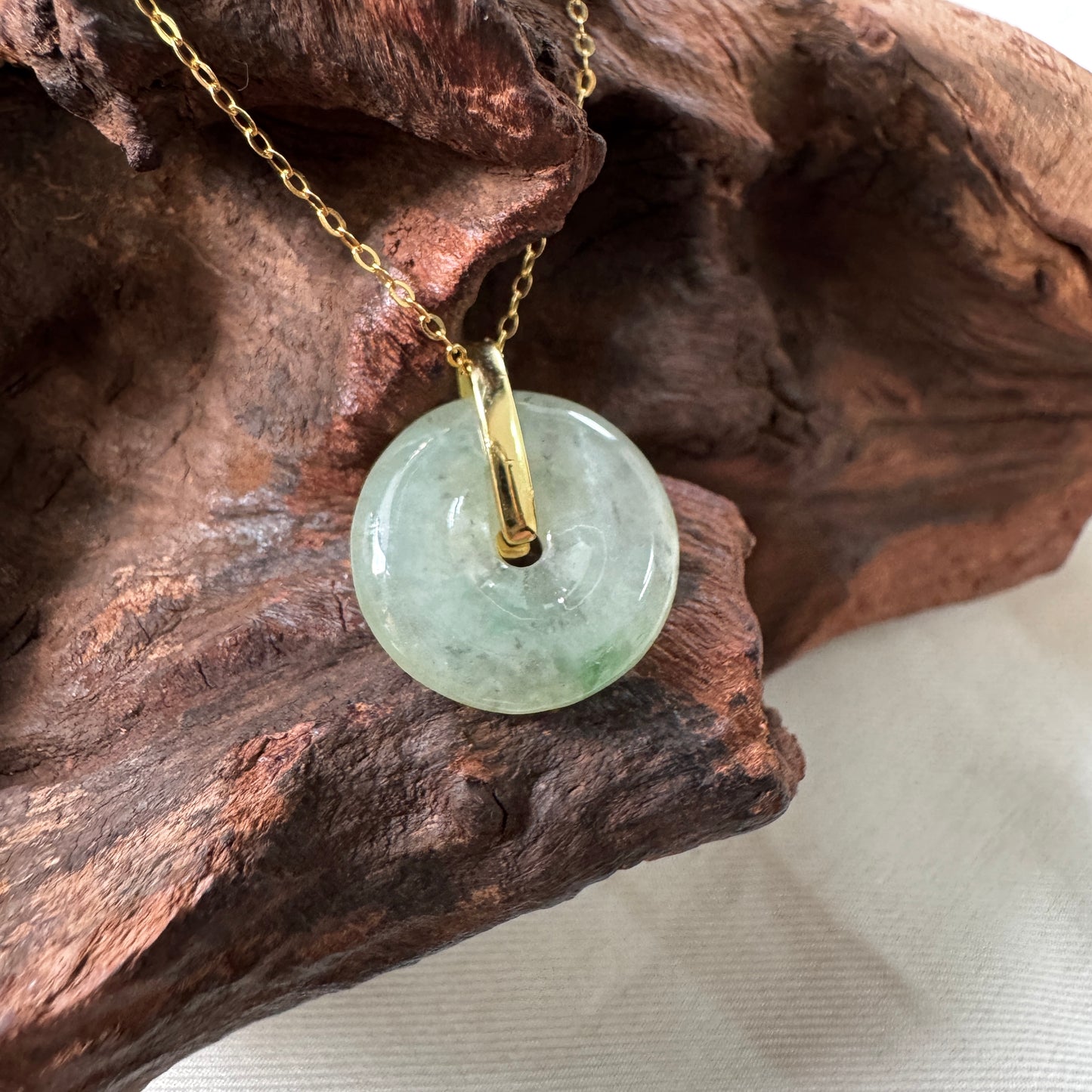 PIAOHUA | Doughnut Jadeite Necklace