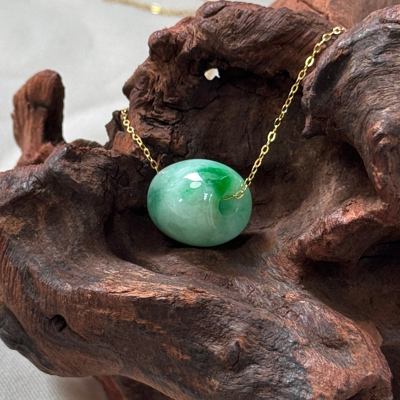 PIAOHUA | Barrel Jadeite Necklace 01