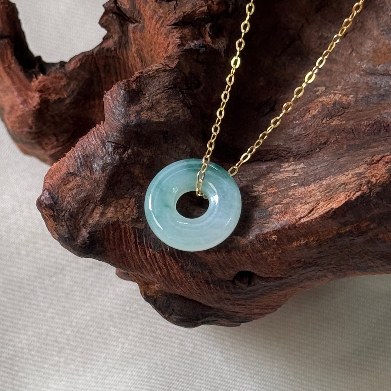 PIAOHUA | Bagel Jadeite Necklace 02
