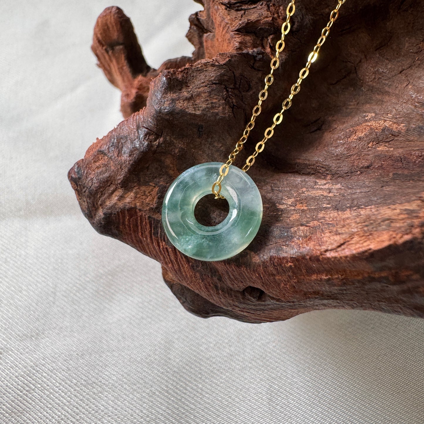 PIAOHUA | Bagel Jadeite Necklace 05