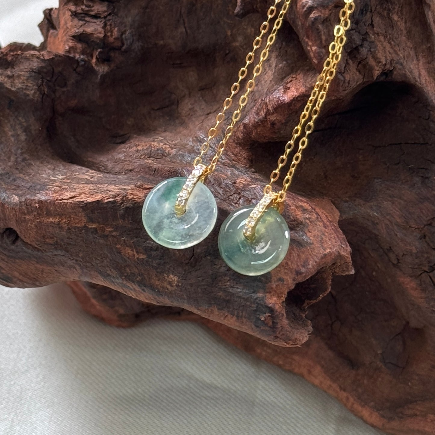 PIAOHUA | Petite Doughnut Jadeite Necklace