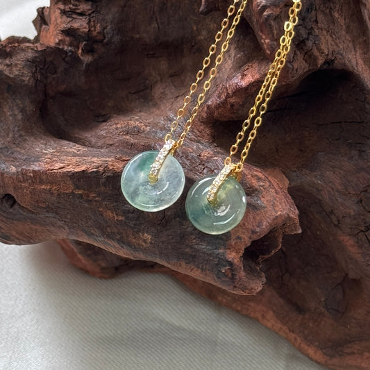 PIAOHUA | Petite Doughnut Jadeite Necklace