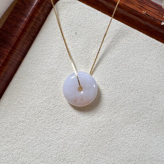 Orea Jadeite Doughnut Necklace