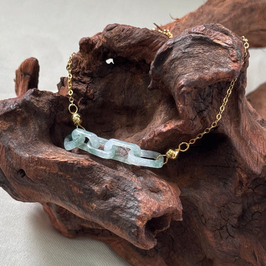 PIAOHUA | Interlocked Jadeite Bracelet