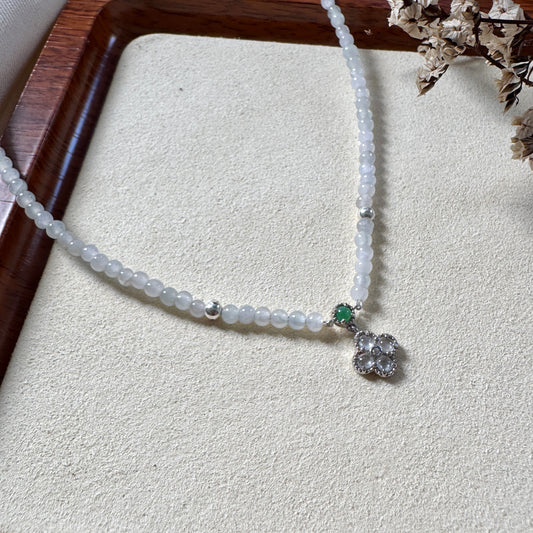 Eira Jadeite Choker Necklace