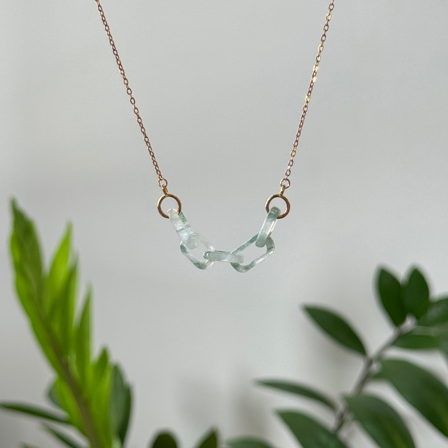PIAOHUA | Interlocked Jadeite Necklace