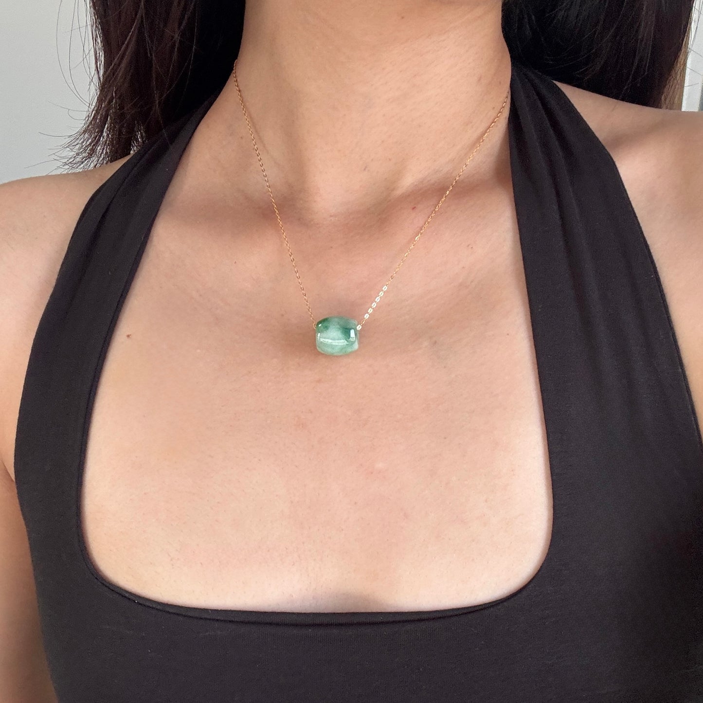 PIAOHUA | Barrel Jadeite Necklace 01