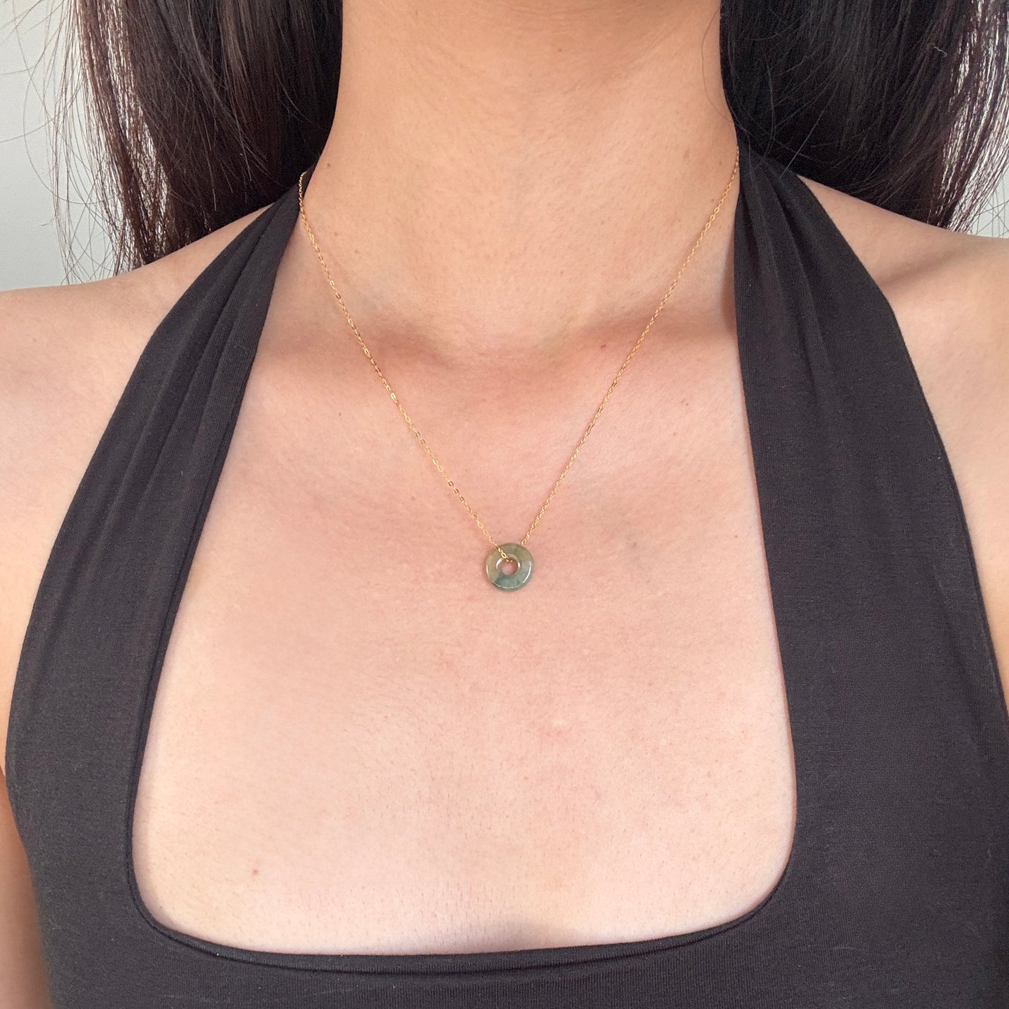PIAOHUA | Bagel Jadeite Necklace 01
