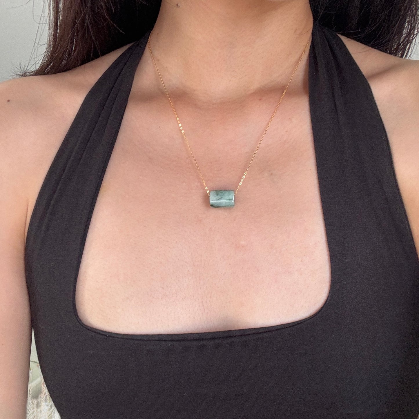 PIAOHUA | Barrel Jadeite Necklace 02