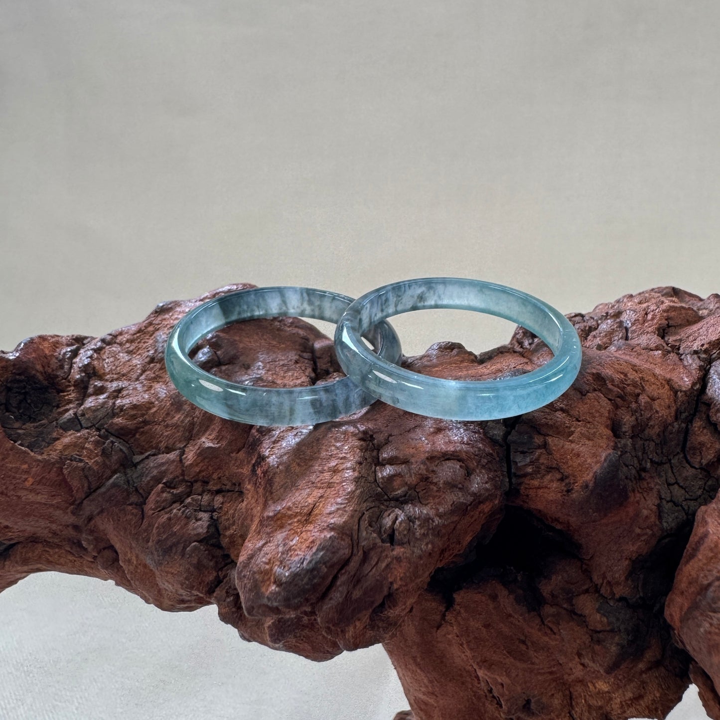 MÒ | Blue-Grey Jadeite Ring