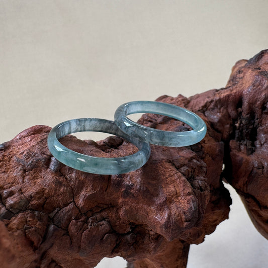MÒ | Blue-Grey Jadeite Ring