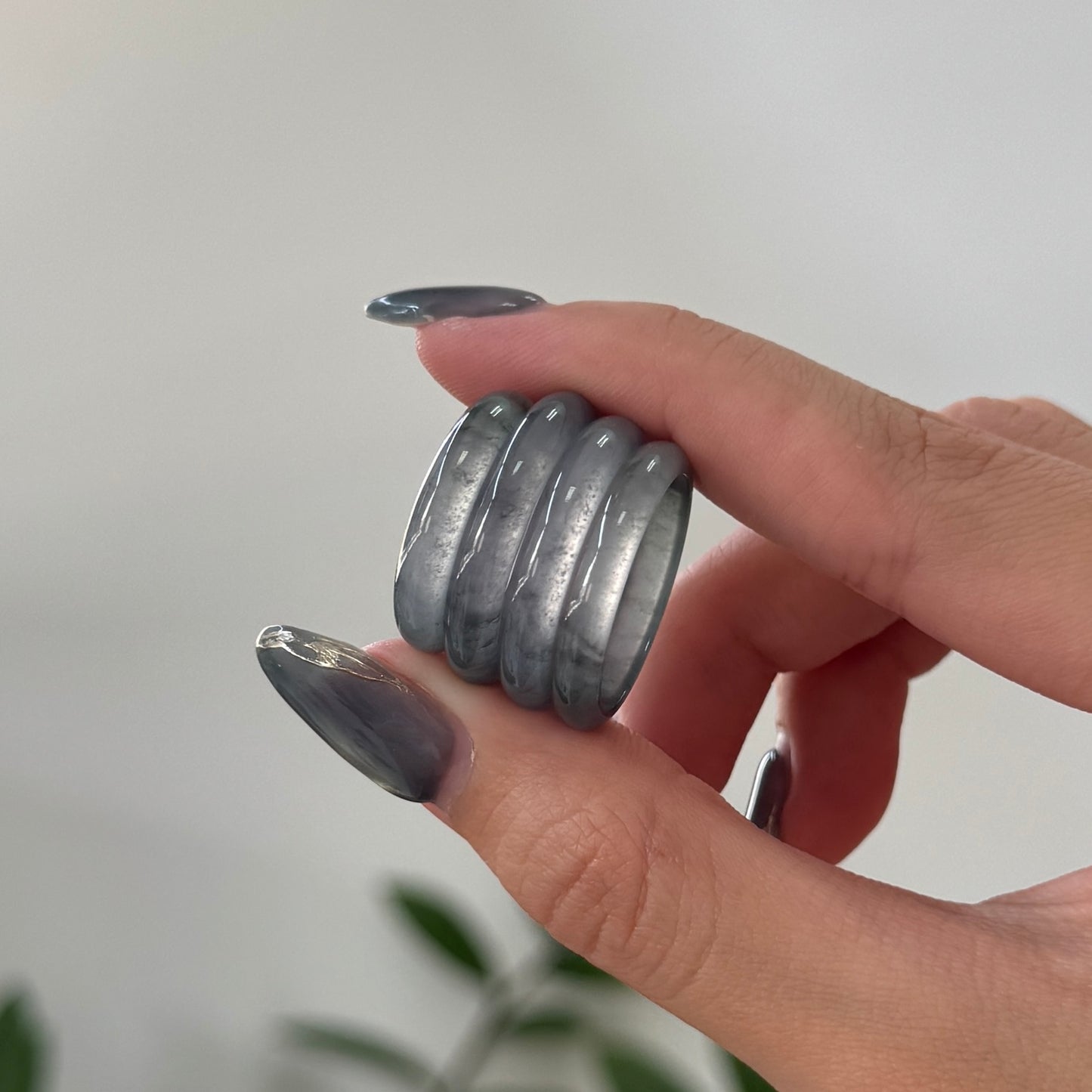 MÒ | Ash-Purple Jadeite Ring