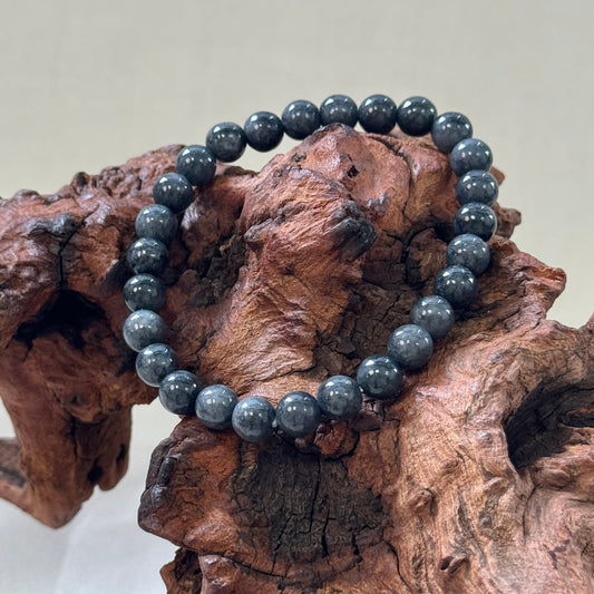 MÒ | Grey Beaded Jadeite Bracelet
