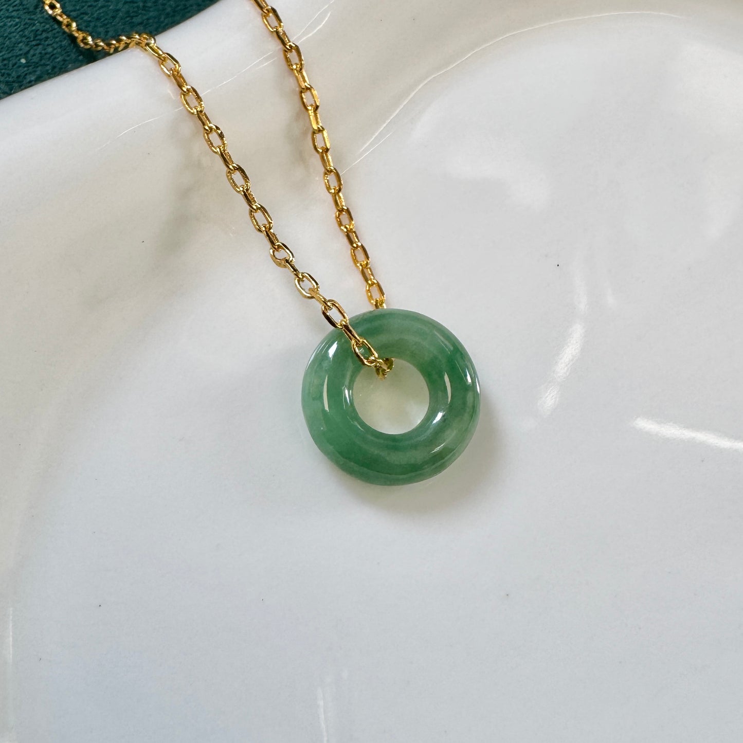 FOR HER | Doughnut Jadeite Necklace