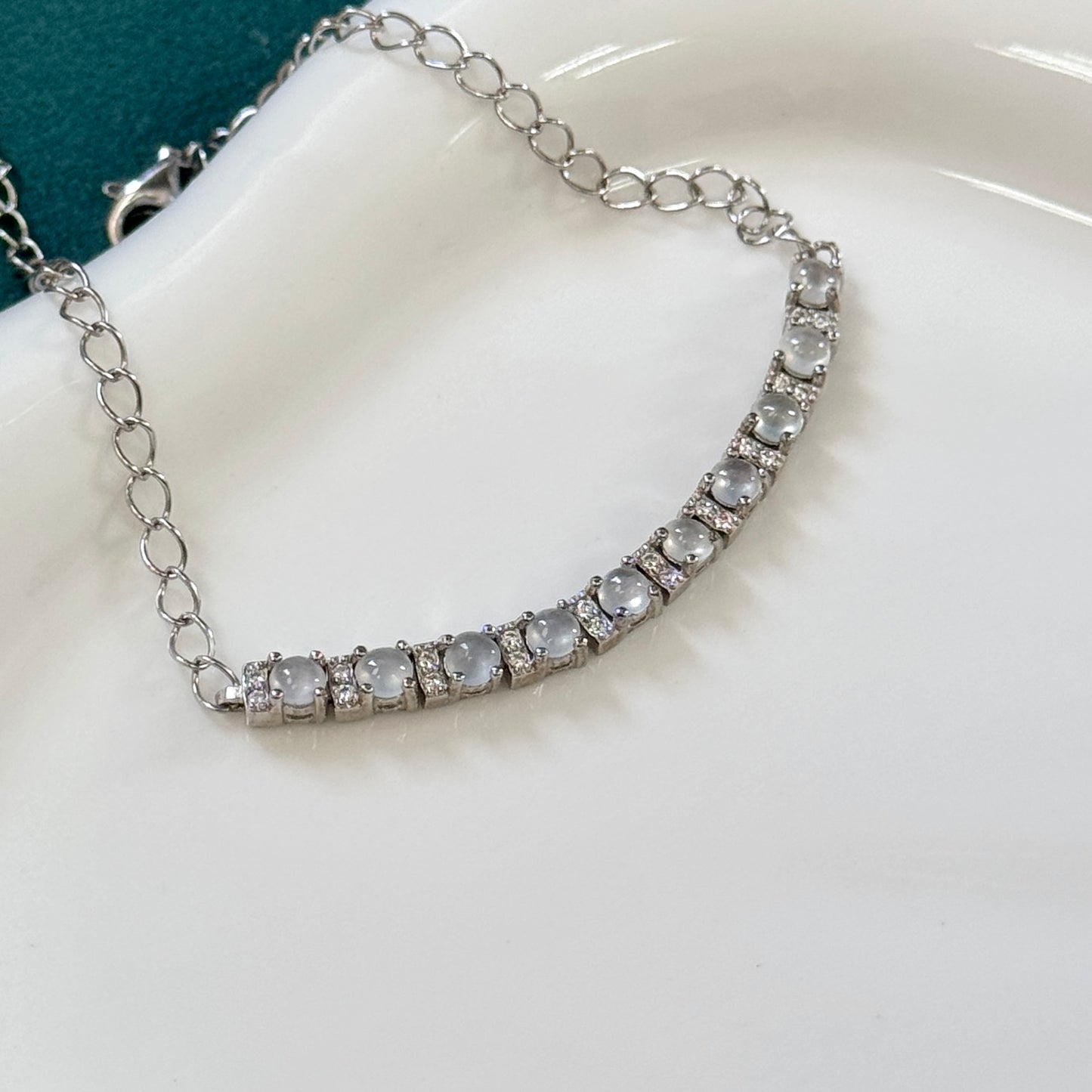 FOR HER | Pavé Jadeite Bracelet