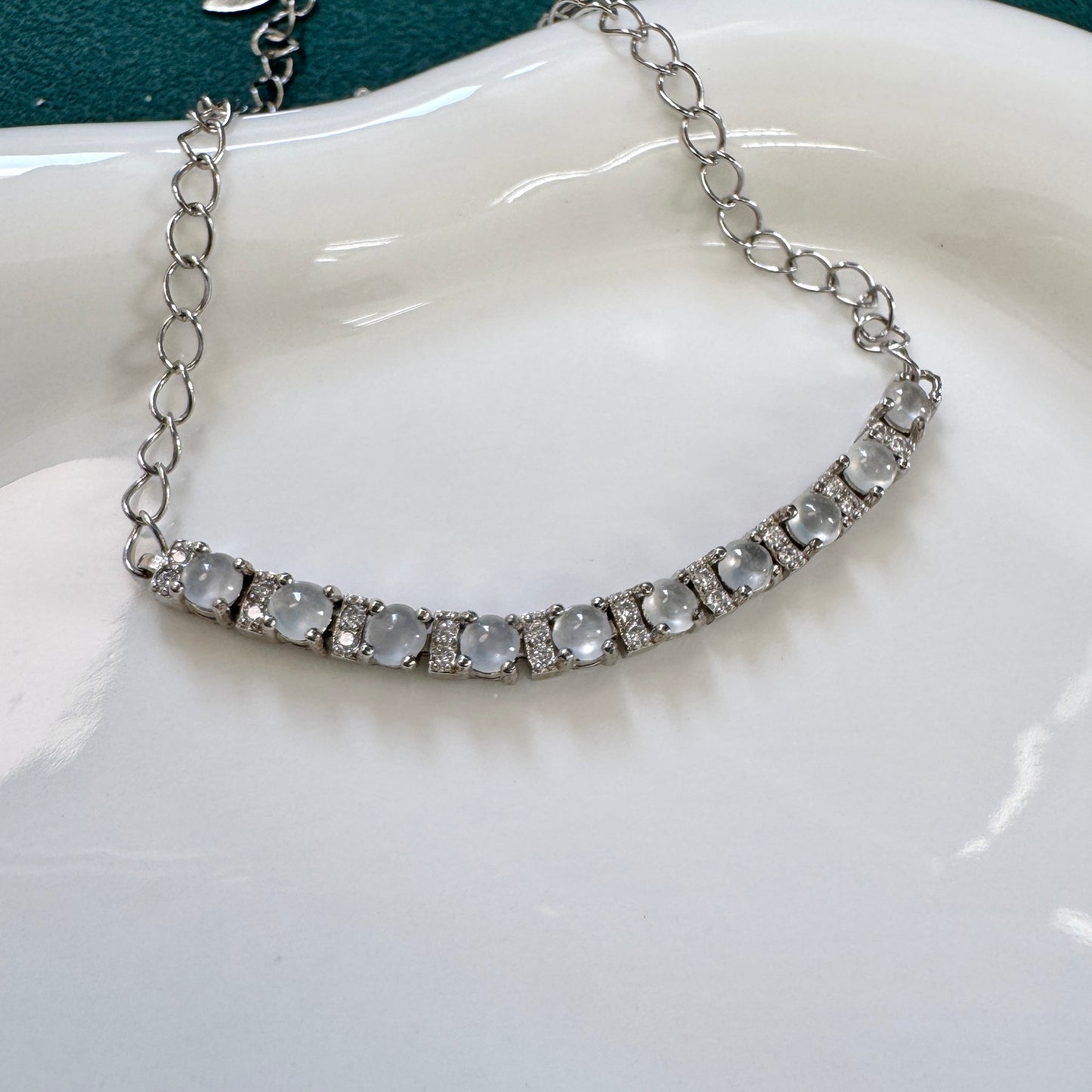 FOR HER | Pavé Jadeite Bracelet