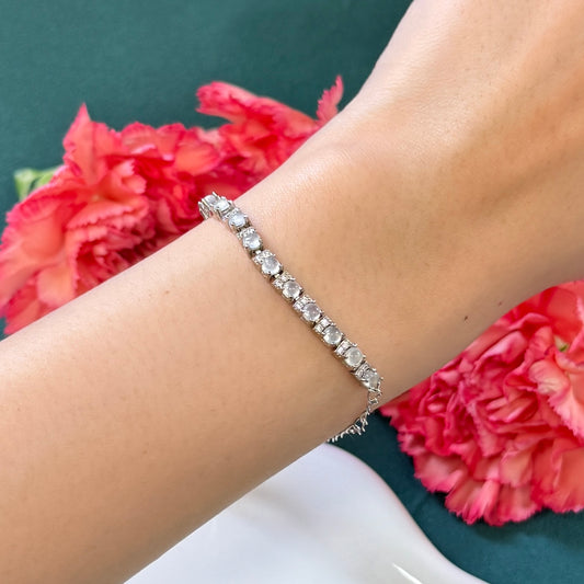FOR HER | Pavé Jadeite Bracelet