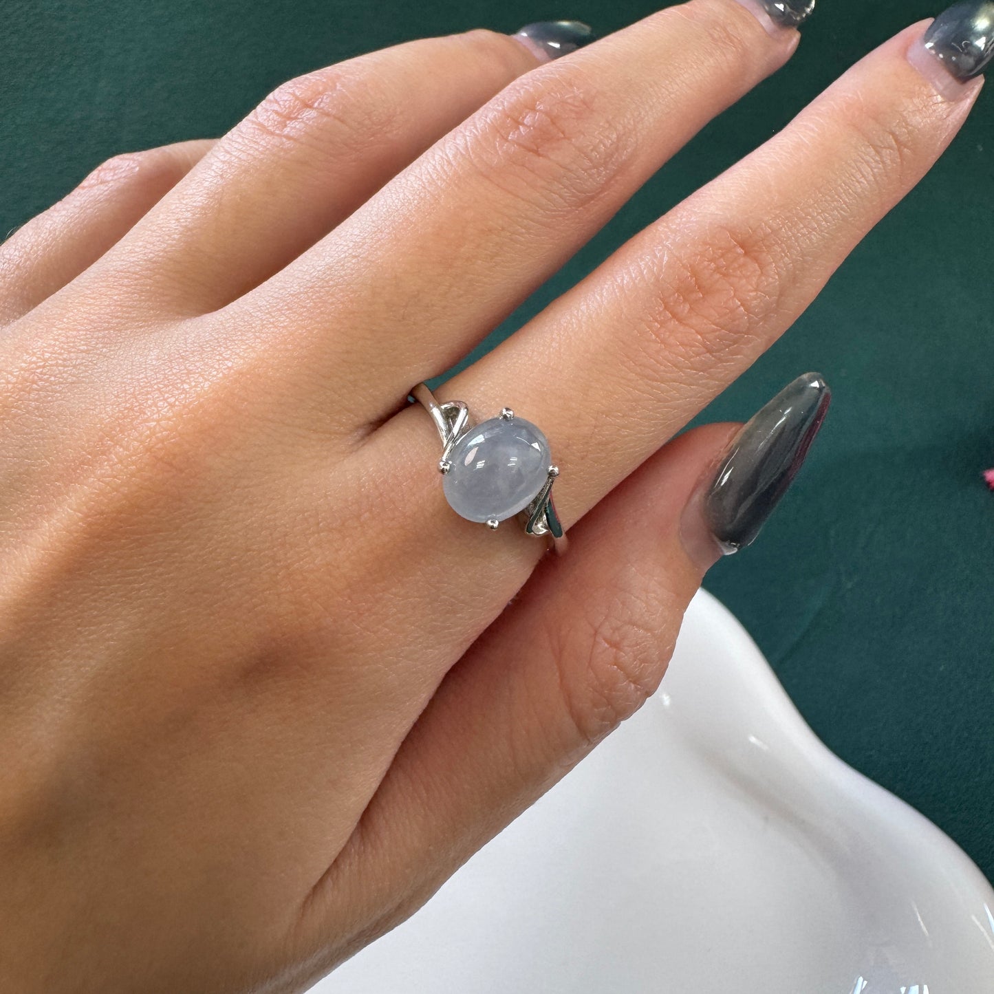 FOR HER | Periwinkle Jadeite Ring