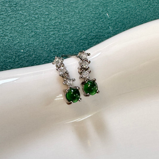 FOR HER | Drop Jadeite Earstuds