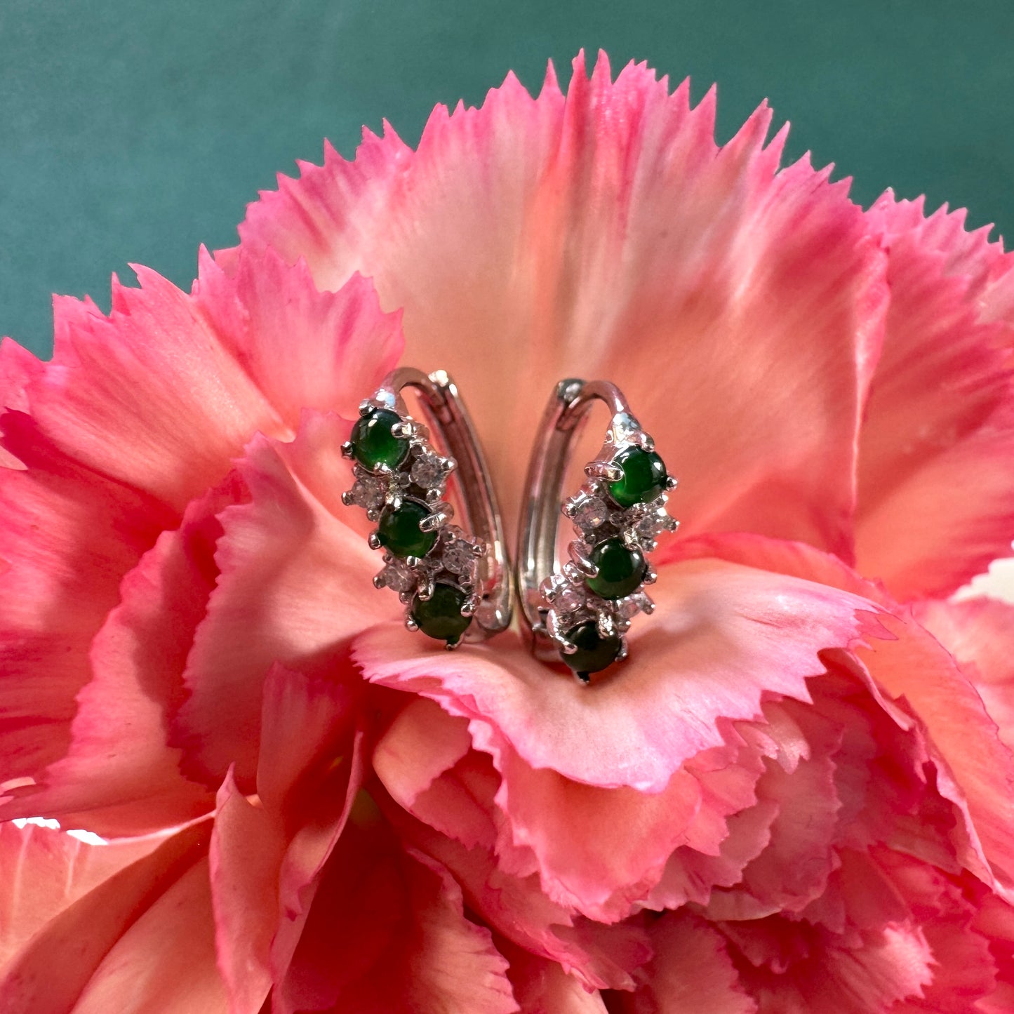 FOR HER | Trio Jadeite Huggies