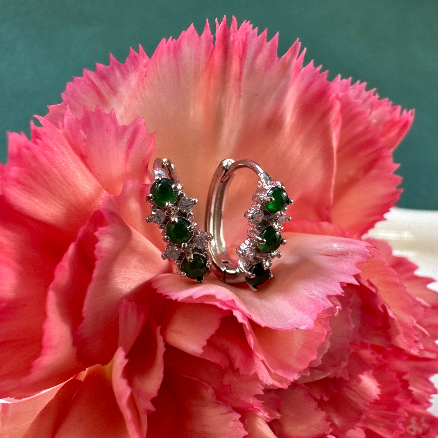 FOR HER | Trio Jadeite Huggies