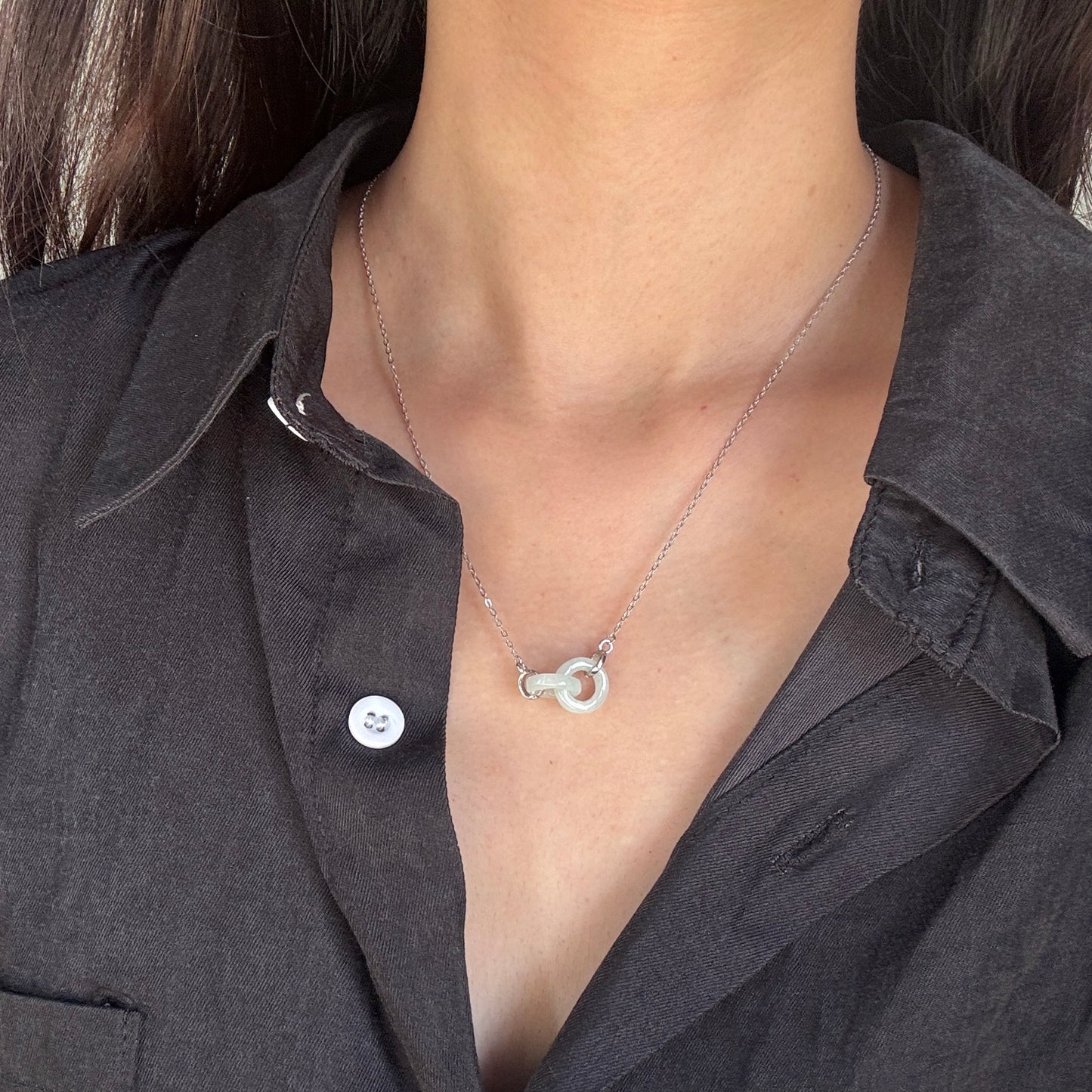 FOR HER | Interlocked Jadeite Necklace