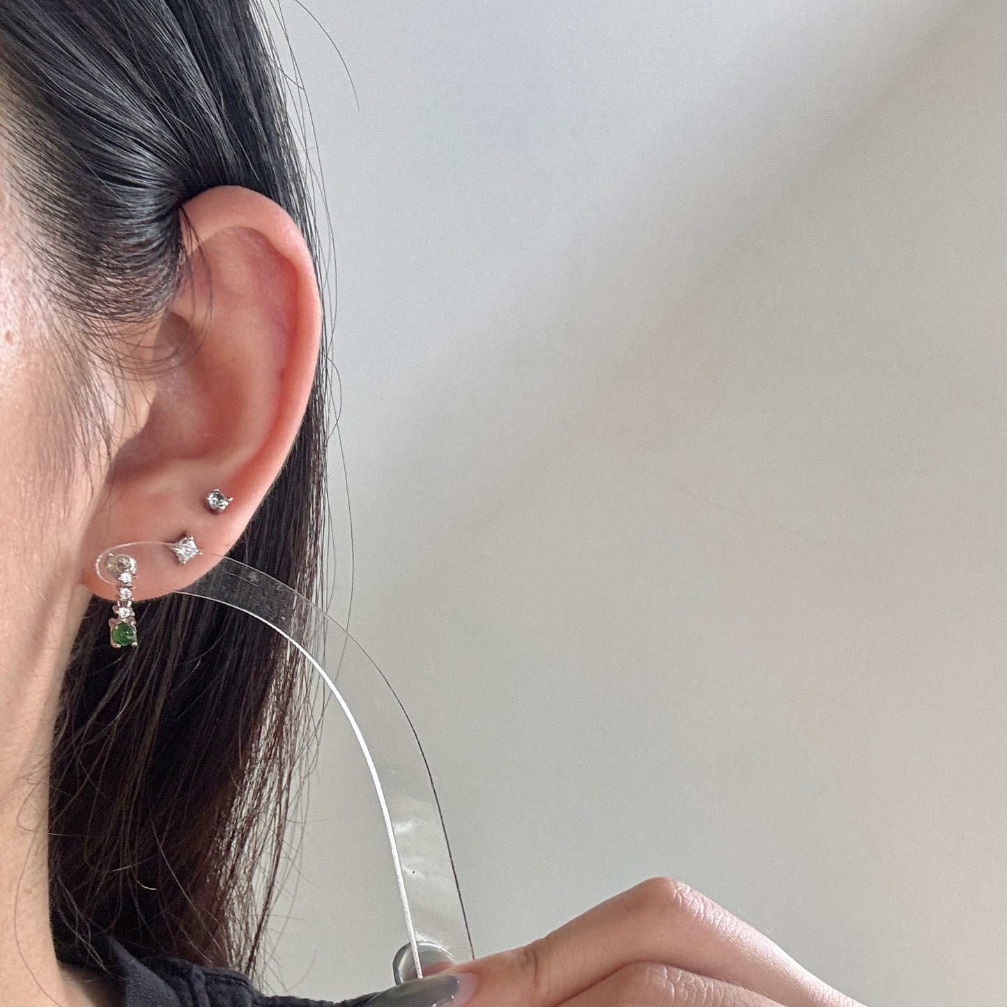 FOR HER | Drop Jadeite Earstuds