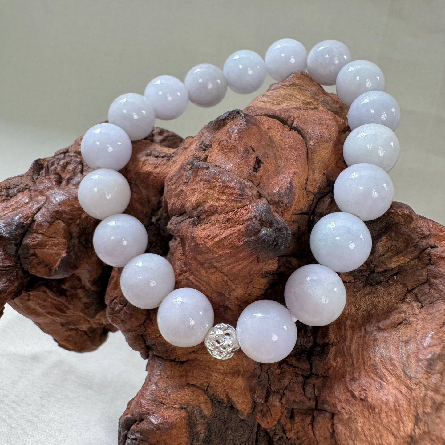 WISTERIA | Lavender Beaded Jadeite Bracelet I