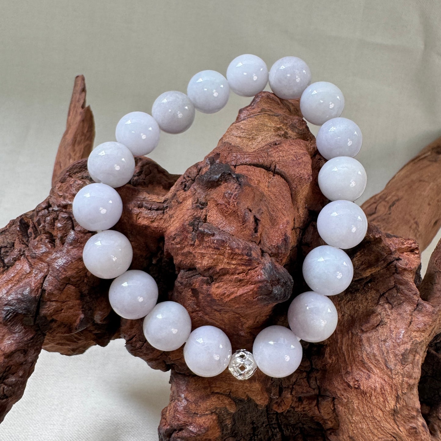 WISTERIA | Lavender Beaded Jadeite Bracelet I