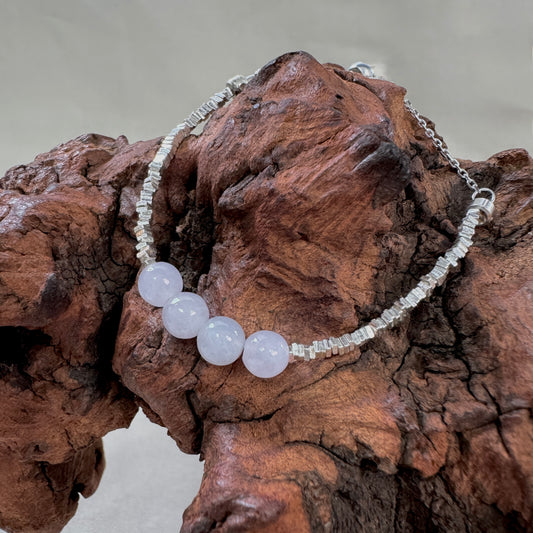 WISTERIA | Quad Beaded Jadeite Bracelet