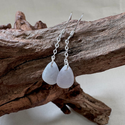 WISTERIA | Teardrop Jadeite Earrings