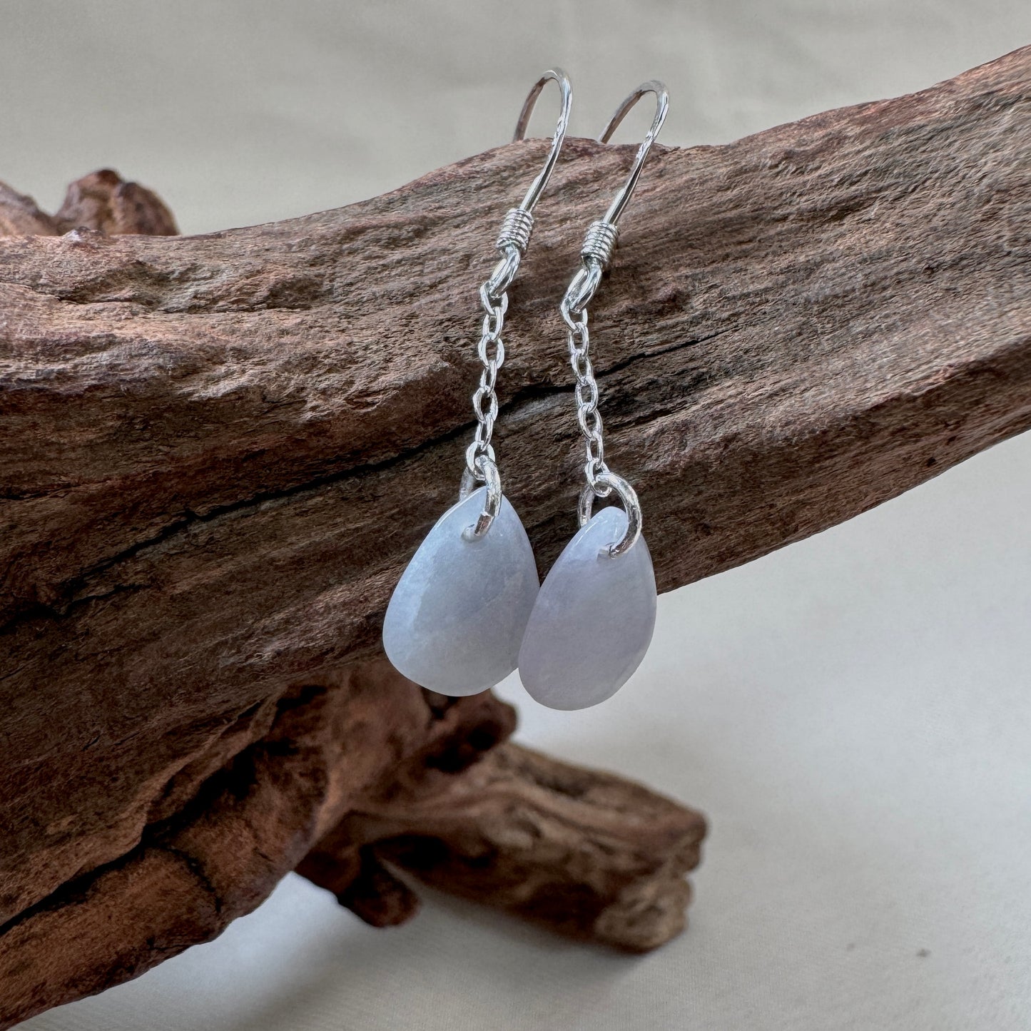 WISTERIA | Teardrop Jadeite Earrings