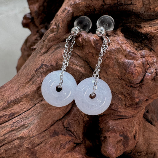 WISTERIA | Doughnut Jadeite Earrings