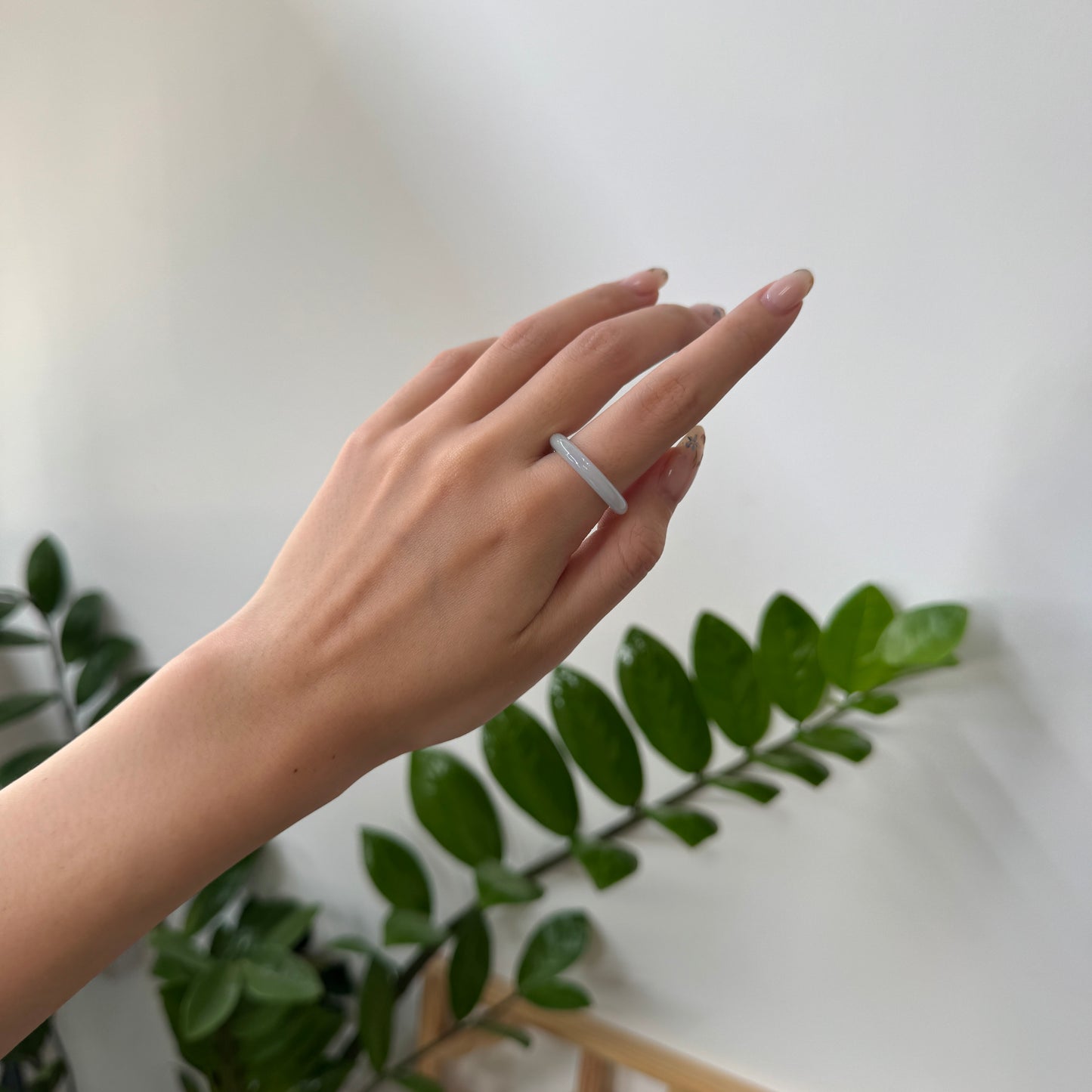 WISTERIA | Periwinkle-Green Jadeite Ring