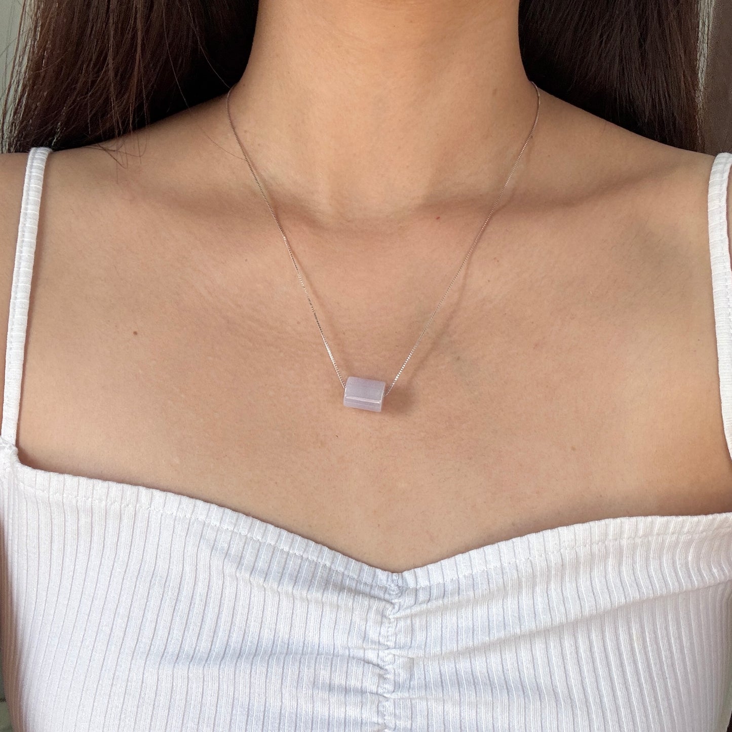 WISTERIA | Barrel Jadeite Necklace II