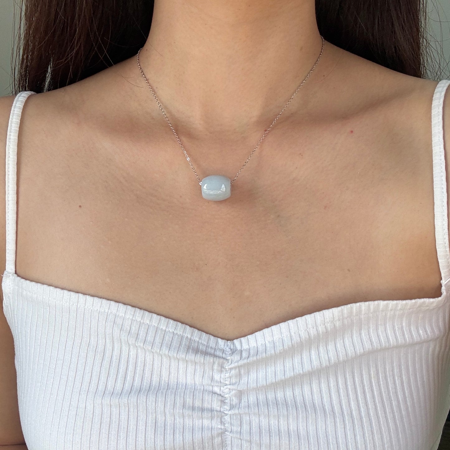 WISTERIA | Barrel Jadeite Necklace I