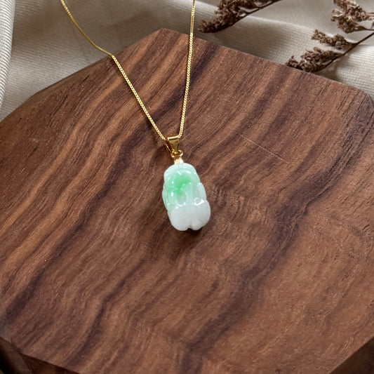 Pixiu Jadeite Necklace