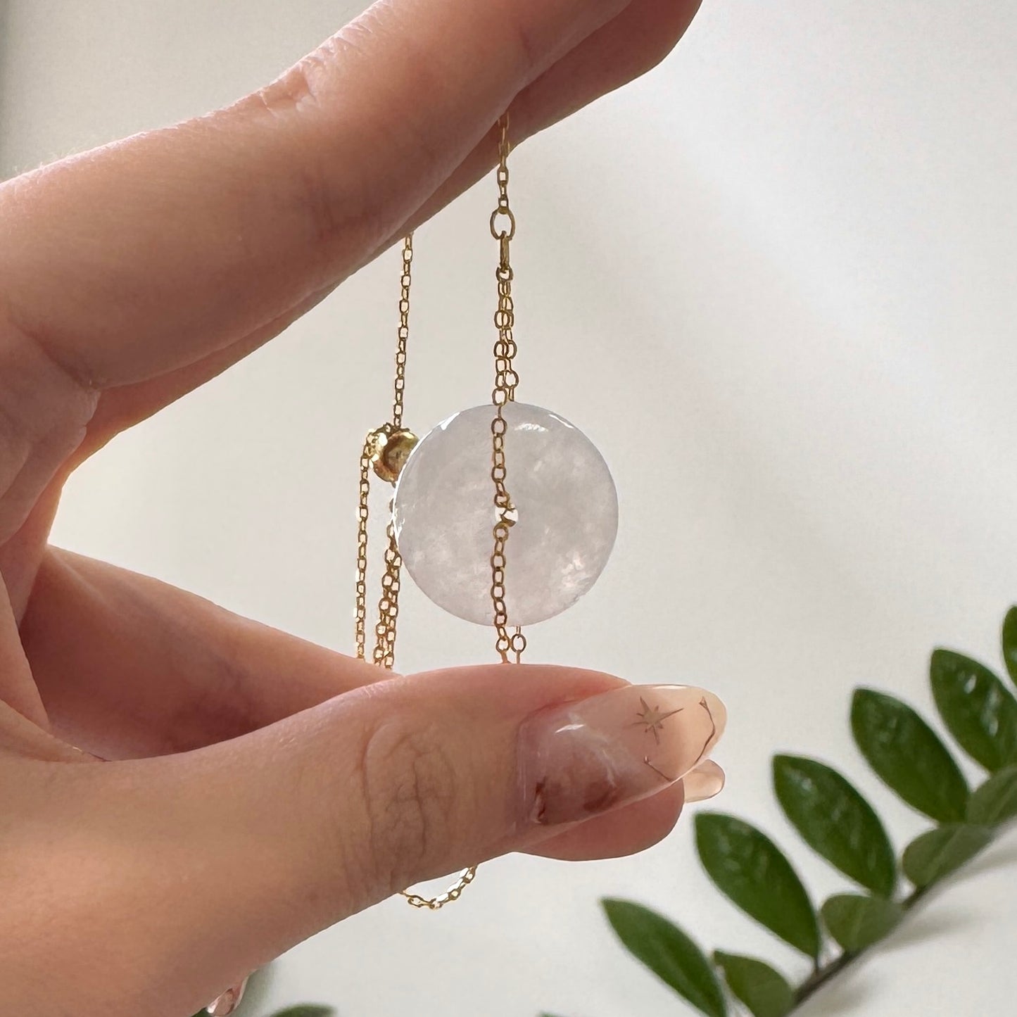 SUMMER | White Doughnut Jadeite Bracelet