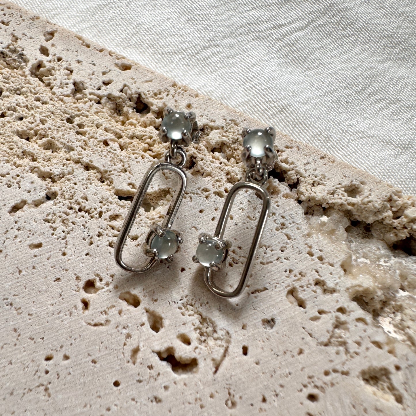 SUMMER | Minimalist Jadeite Earrings